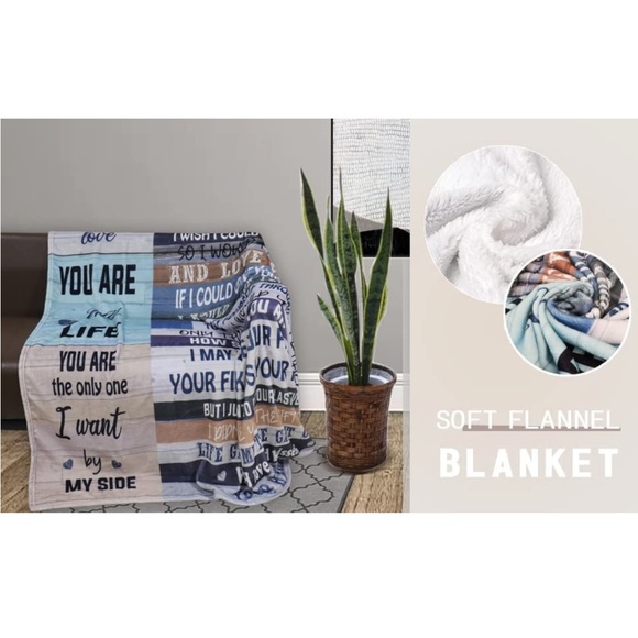 To My Wife Blanket From Husband | 60x50 - Picture 2 of 7